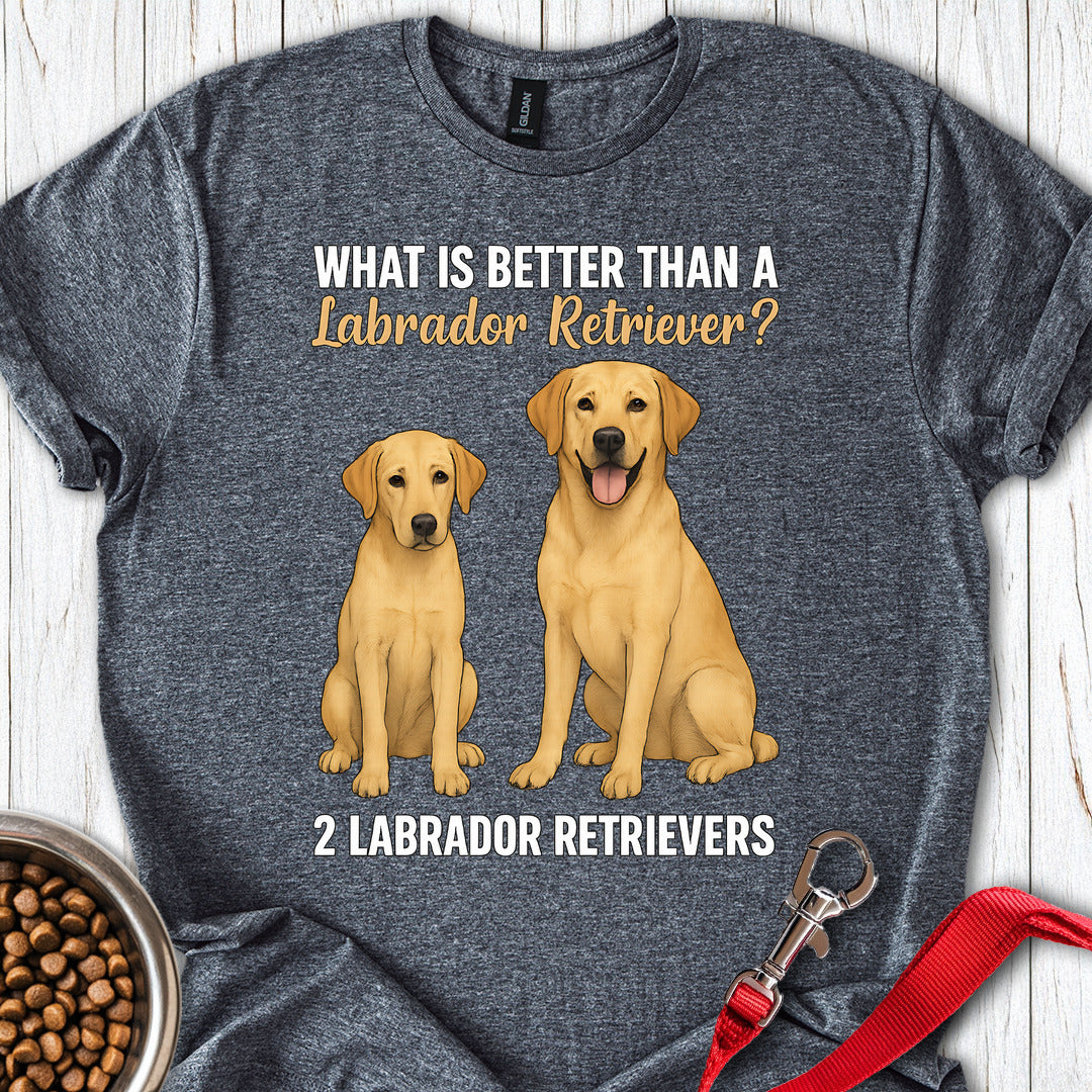 What's Better Than a Labrador? Tee Dark Heather