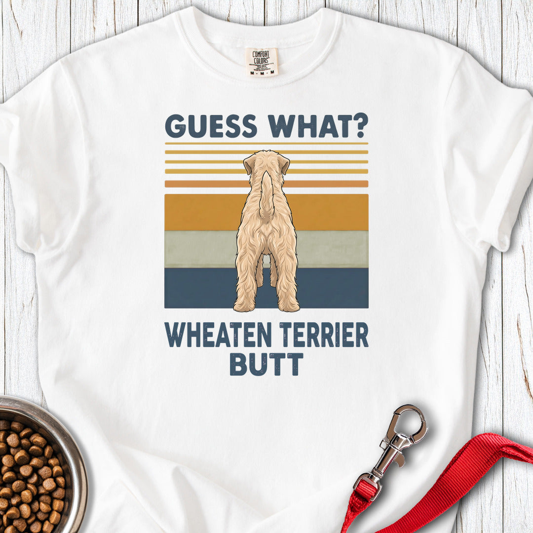 Wheaten Terrier Butt Premium Tee — White