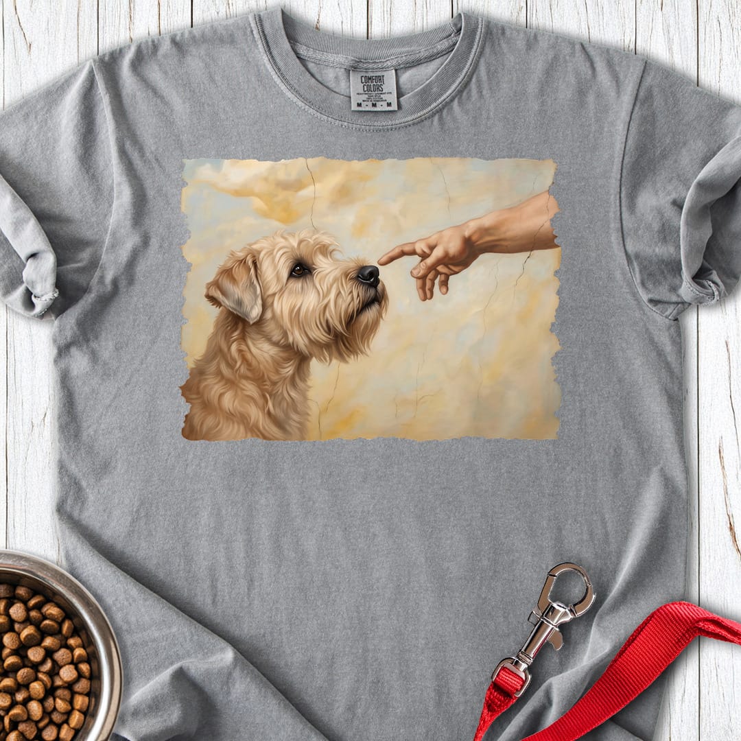 Wheaten Terrier Creation Premium Tee Grey