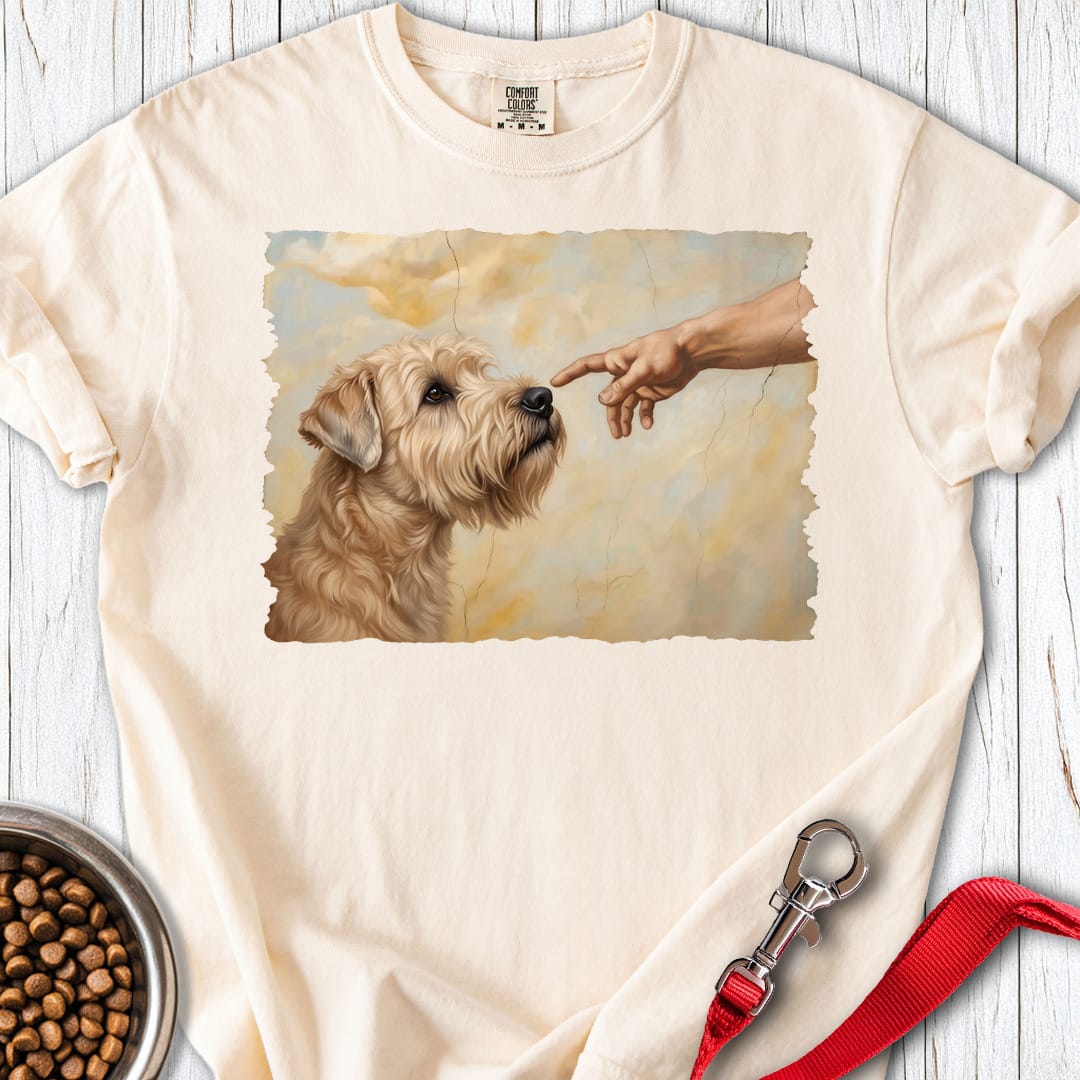 Wheaten Terrier Creation Premium Tee Ivory