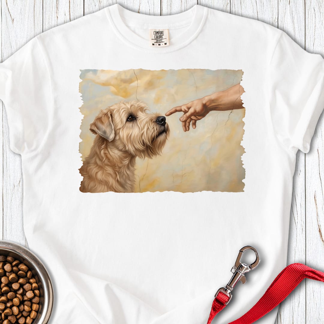 Wheaten Terrier Creation Premium Tee White