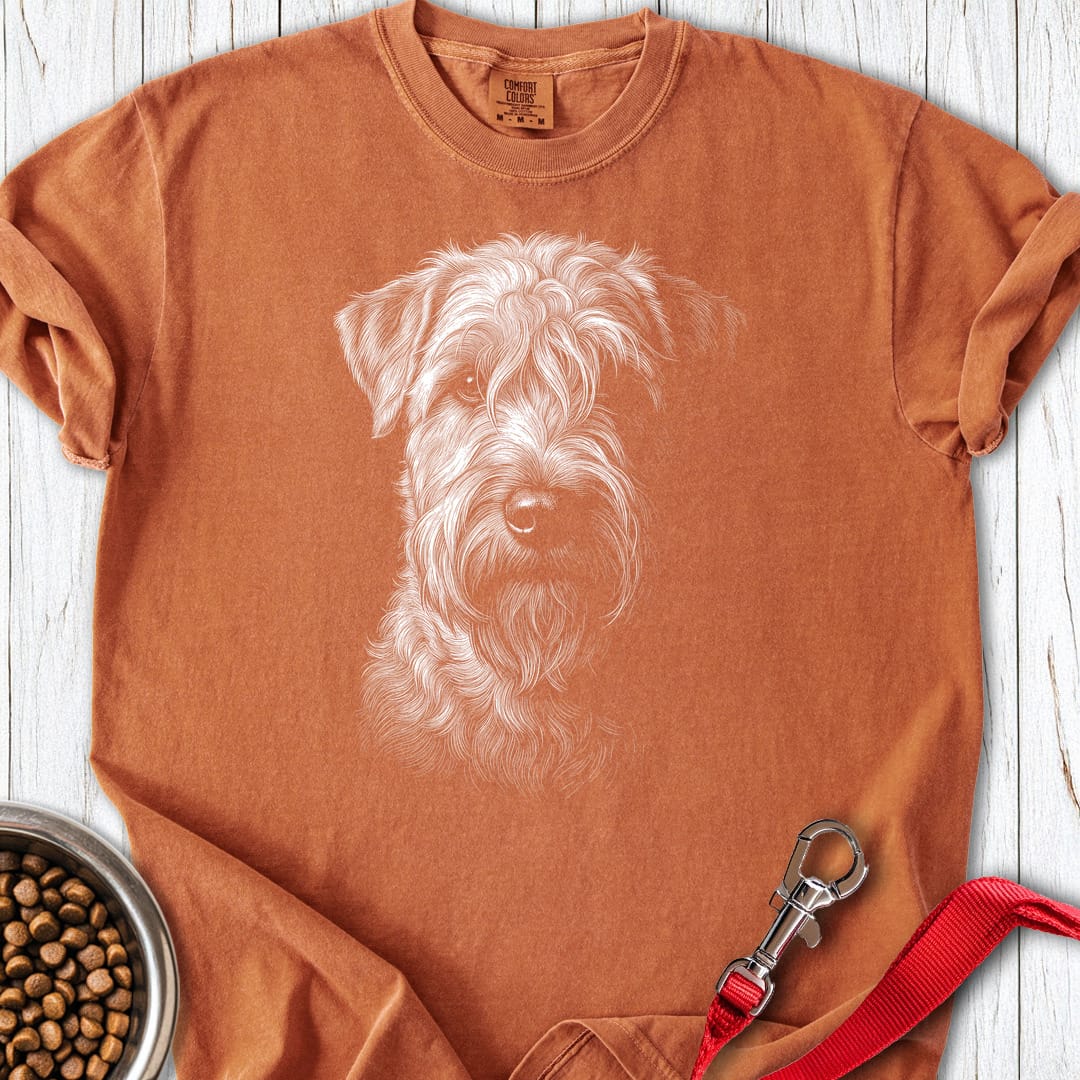 Wheaten Terrier Engraved Premium Tee Yam