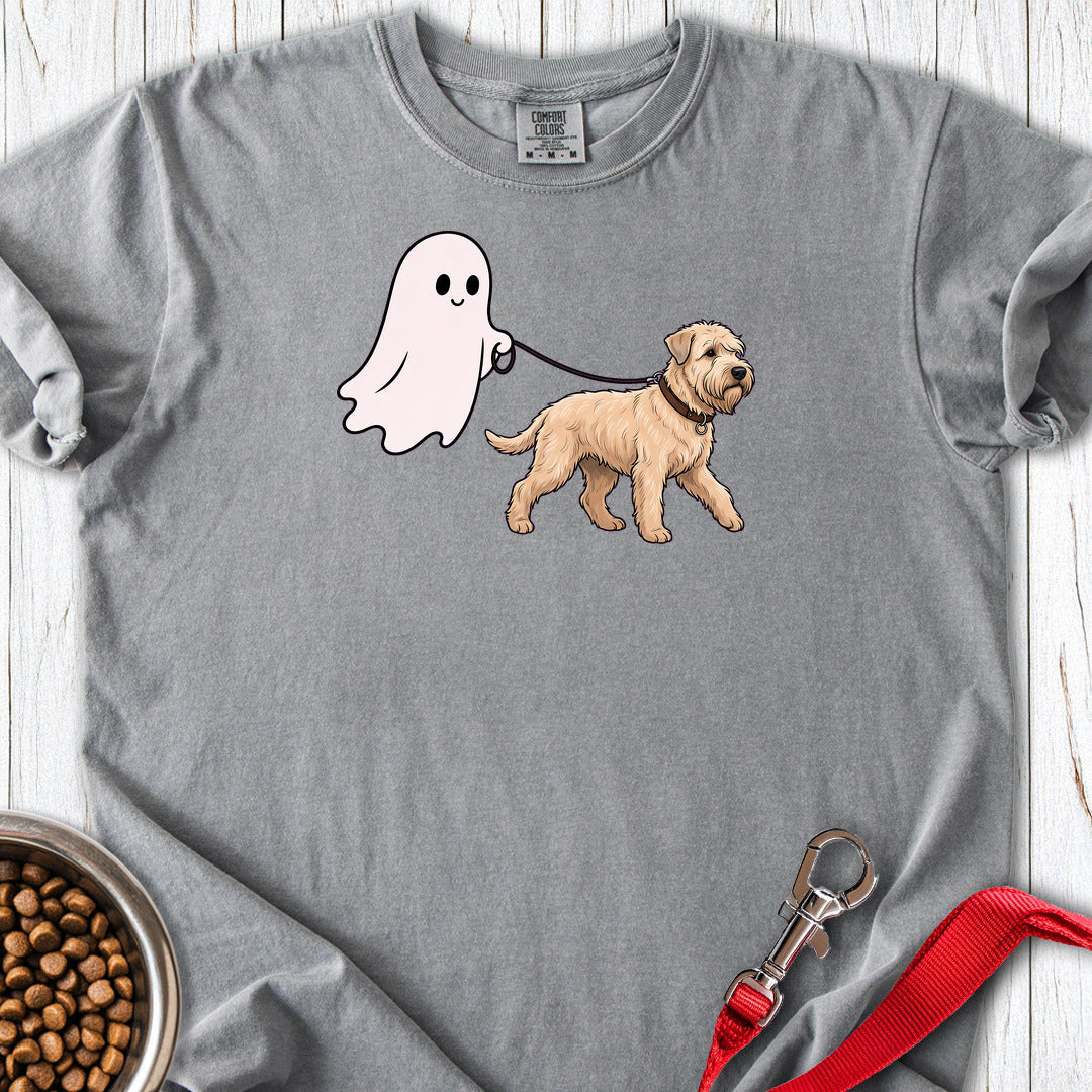 Wheaten Terrier Ghost Walk Premium Tee — Grey