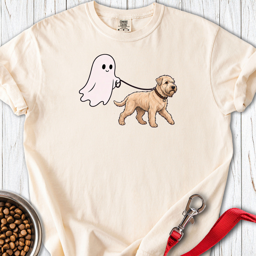 Wheaten Terrier Ghost Walk Premium Tee — Ivory
