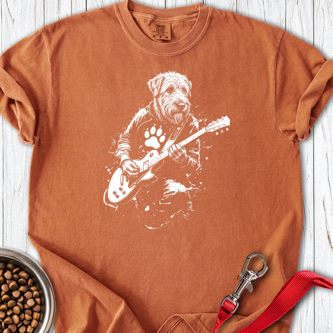 Wheaten Terrier Guitar Premium Tee Yam