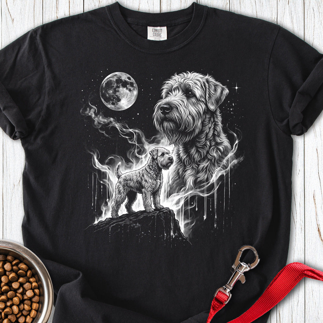 Wheaten Terrier Moonlight Premium Tee — Black