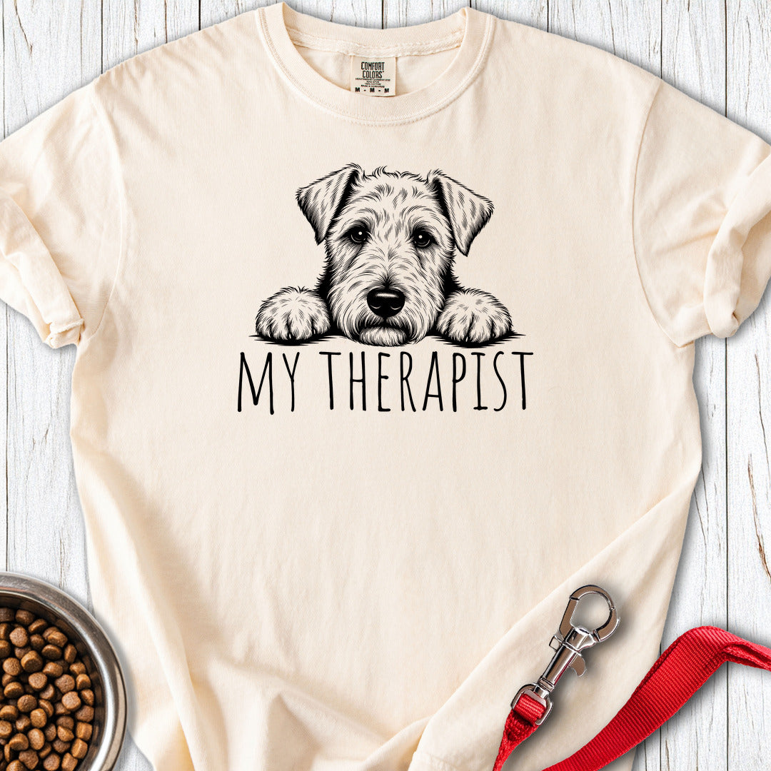 Wheaten Terrier My Therapist Premium Tee — Ivory