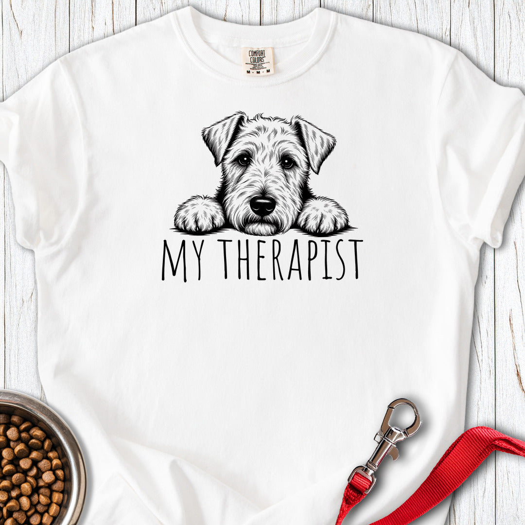 Wheaten Terrier My Therapist Premium Tee — White