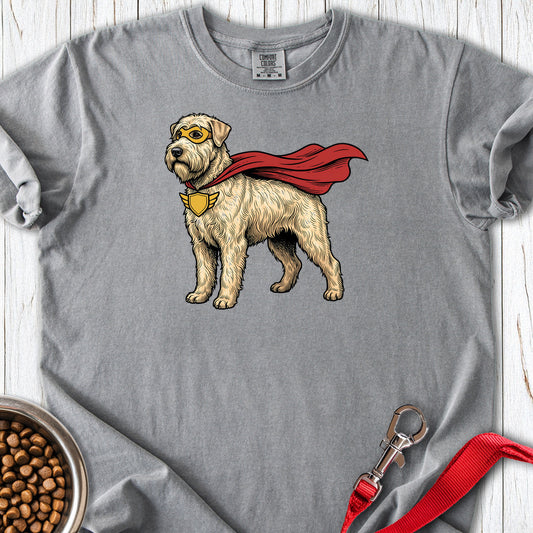 Wheaten Terrier Superhero Premium Tee — Grey