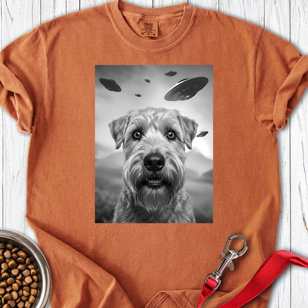 Wheaten Terrier UFO Premium Tee Yam
