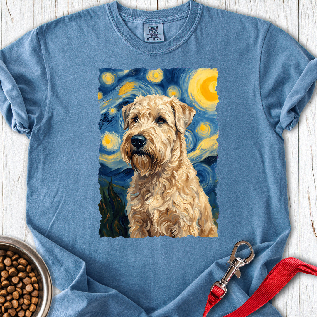 Wheaten Terrier Van Gogh Premium Tee — Blue Jean