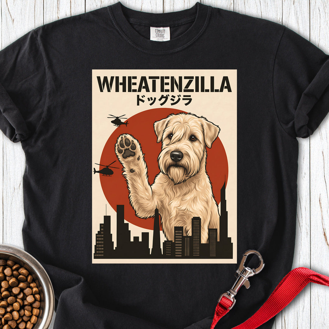 Wheaten Terrier Wheatenzilla Premium Tee — Black