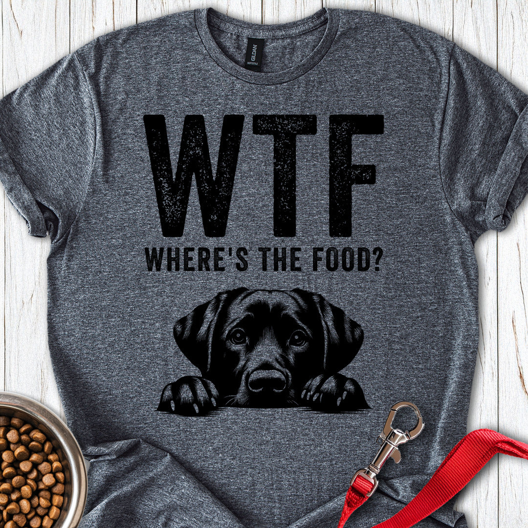 Where's The Food Labrador Dark Heather