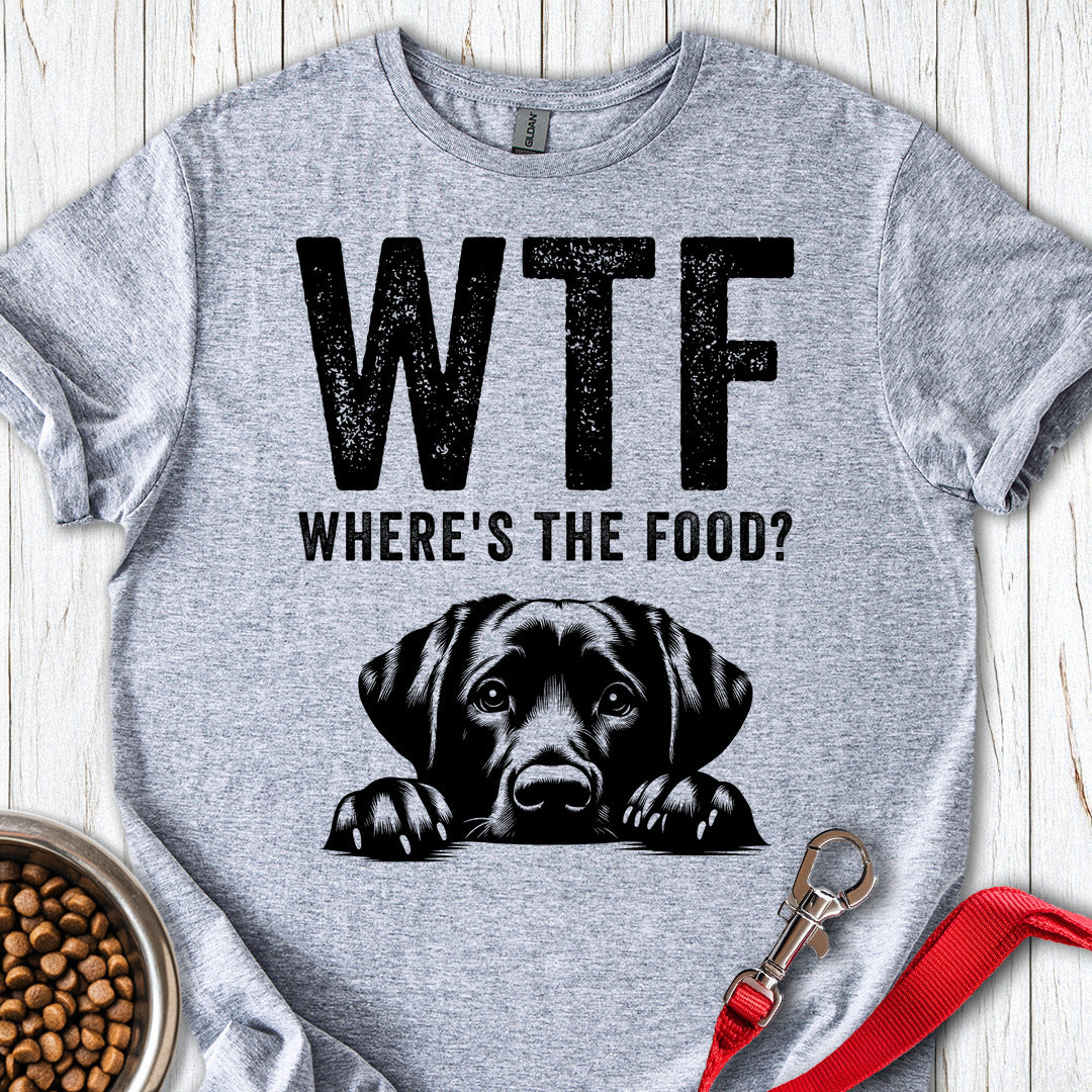 Where's The Food Labrador Sport Grey
