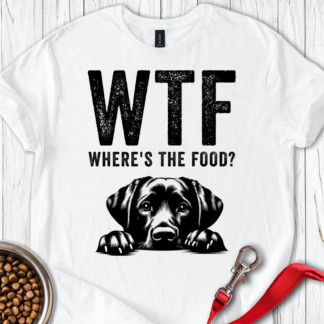 Where's The Food Labrador White