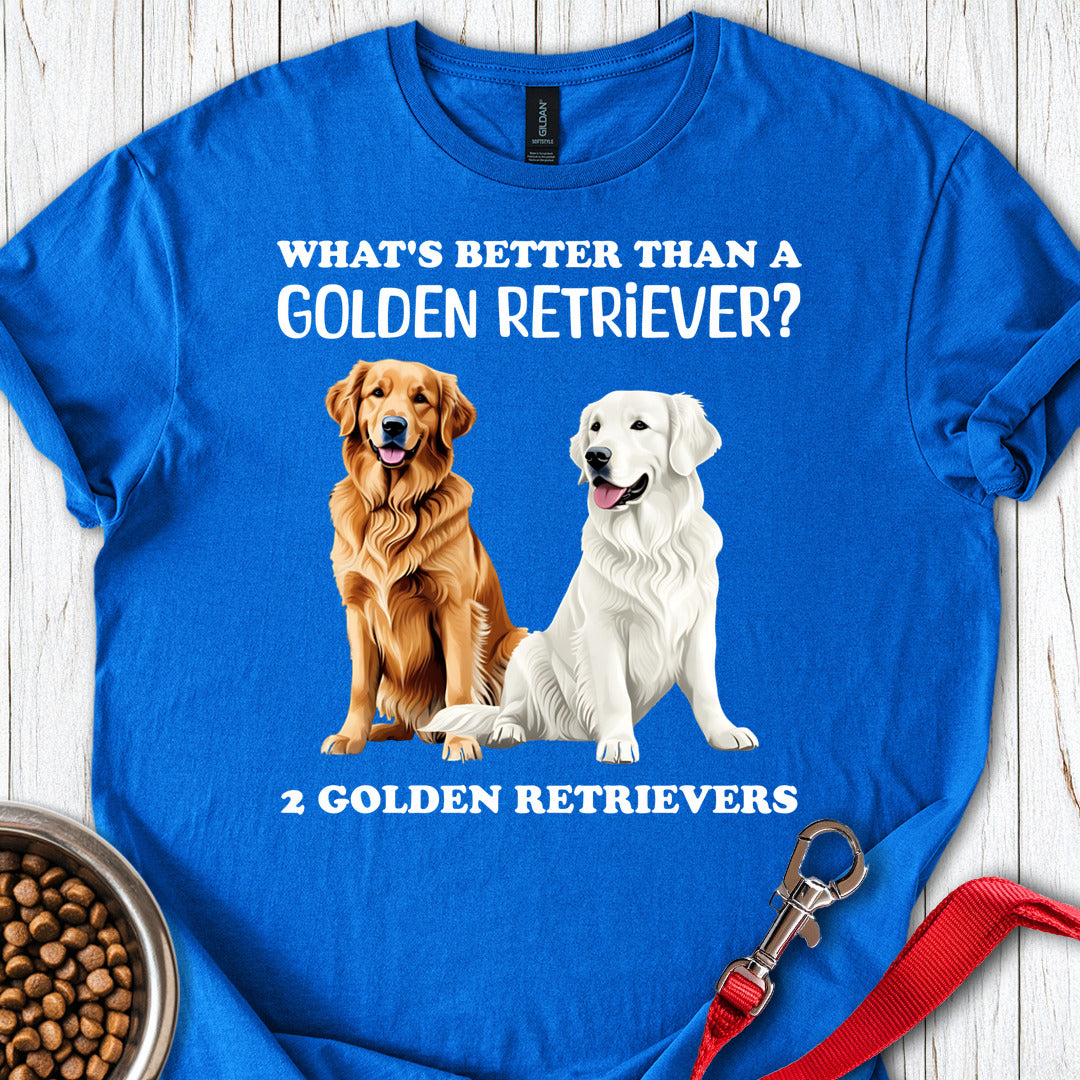 White & Golden Retriever Royal