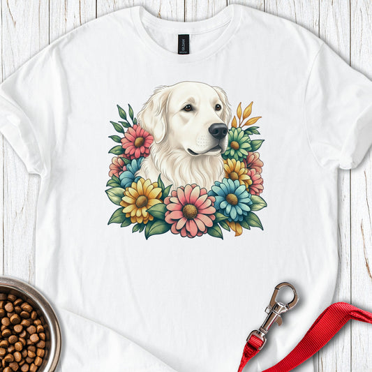 White Golden Retriever Flower White