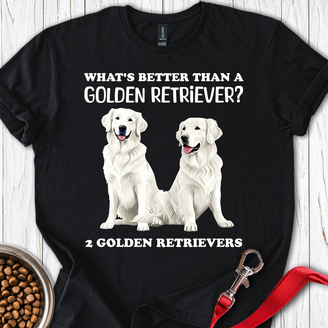 White Golden Retrievers Black