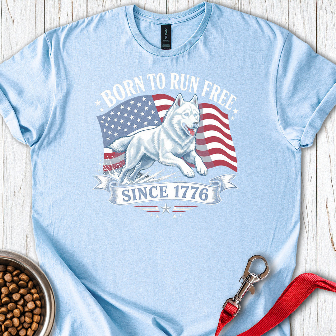 White Husky 250 USA Light Blue
