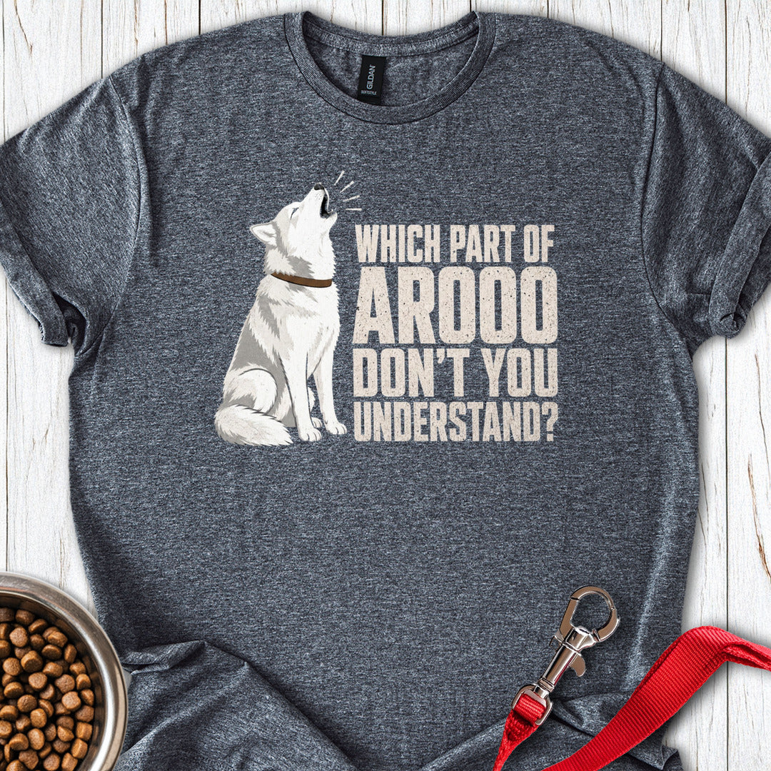 White Husky Howl Dark Heather