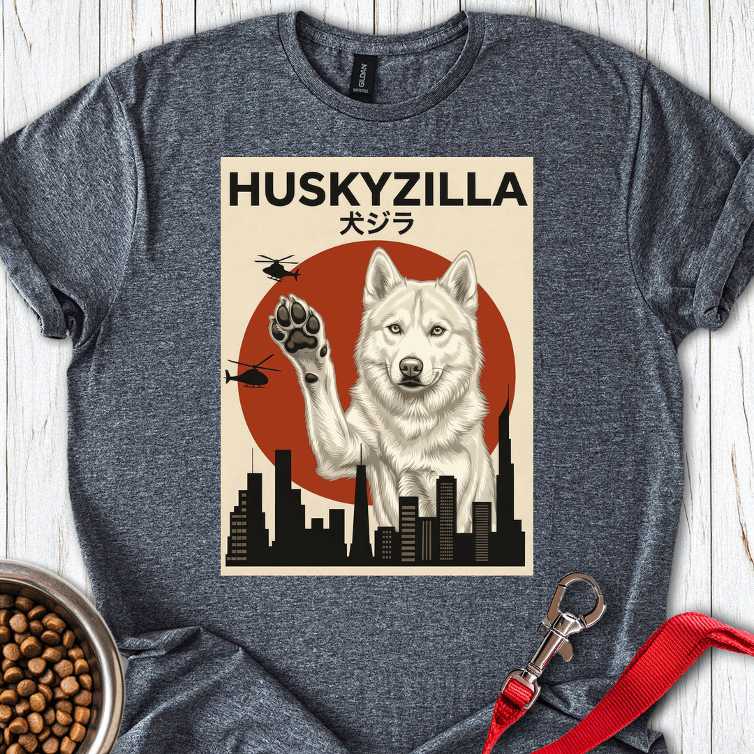 White Husky Huskyzilla Dark Heather