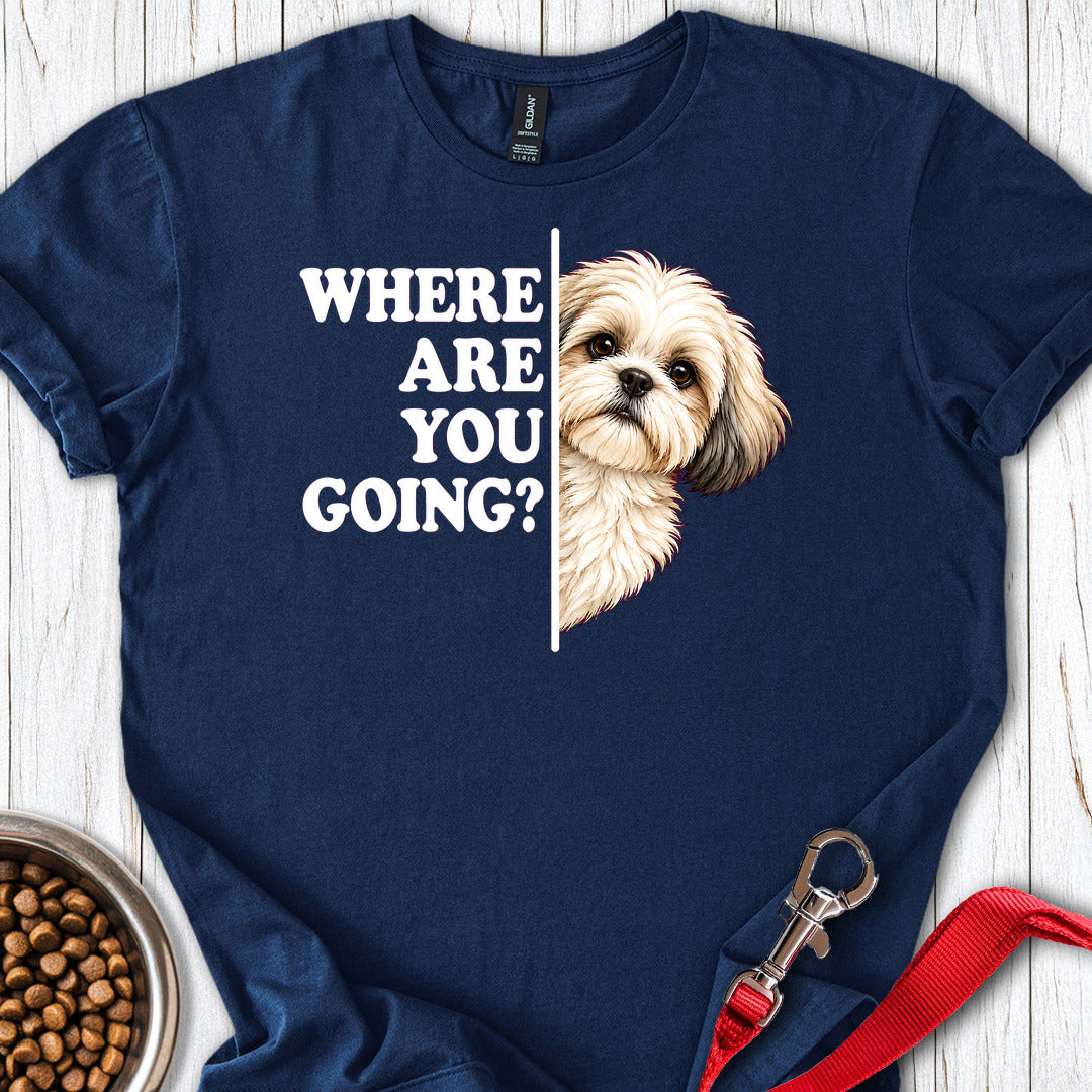 White Shih Tzu Alert — Navy