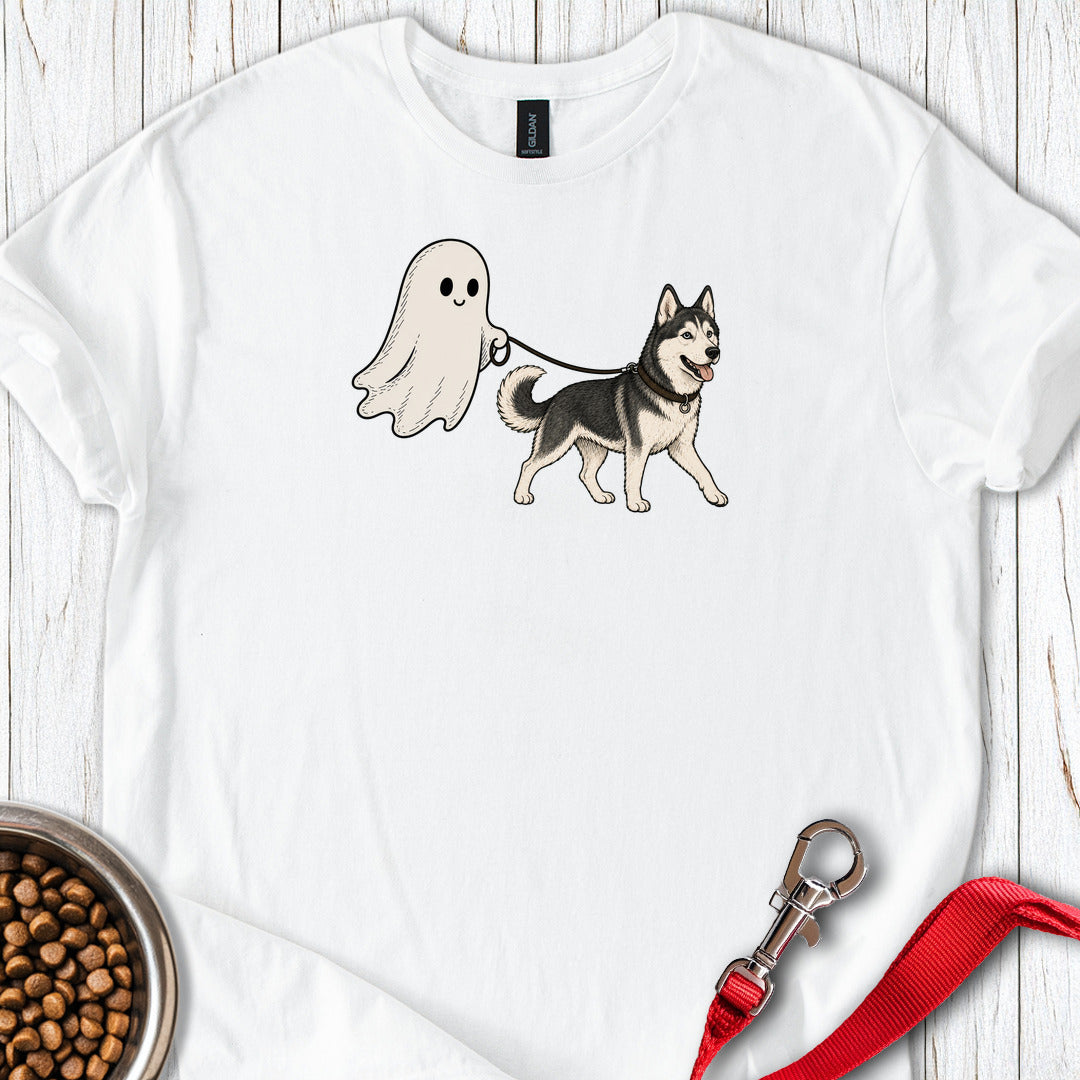 White Siberian Husky Ghost Halloween White