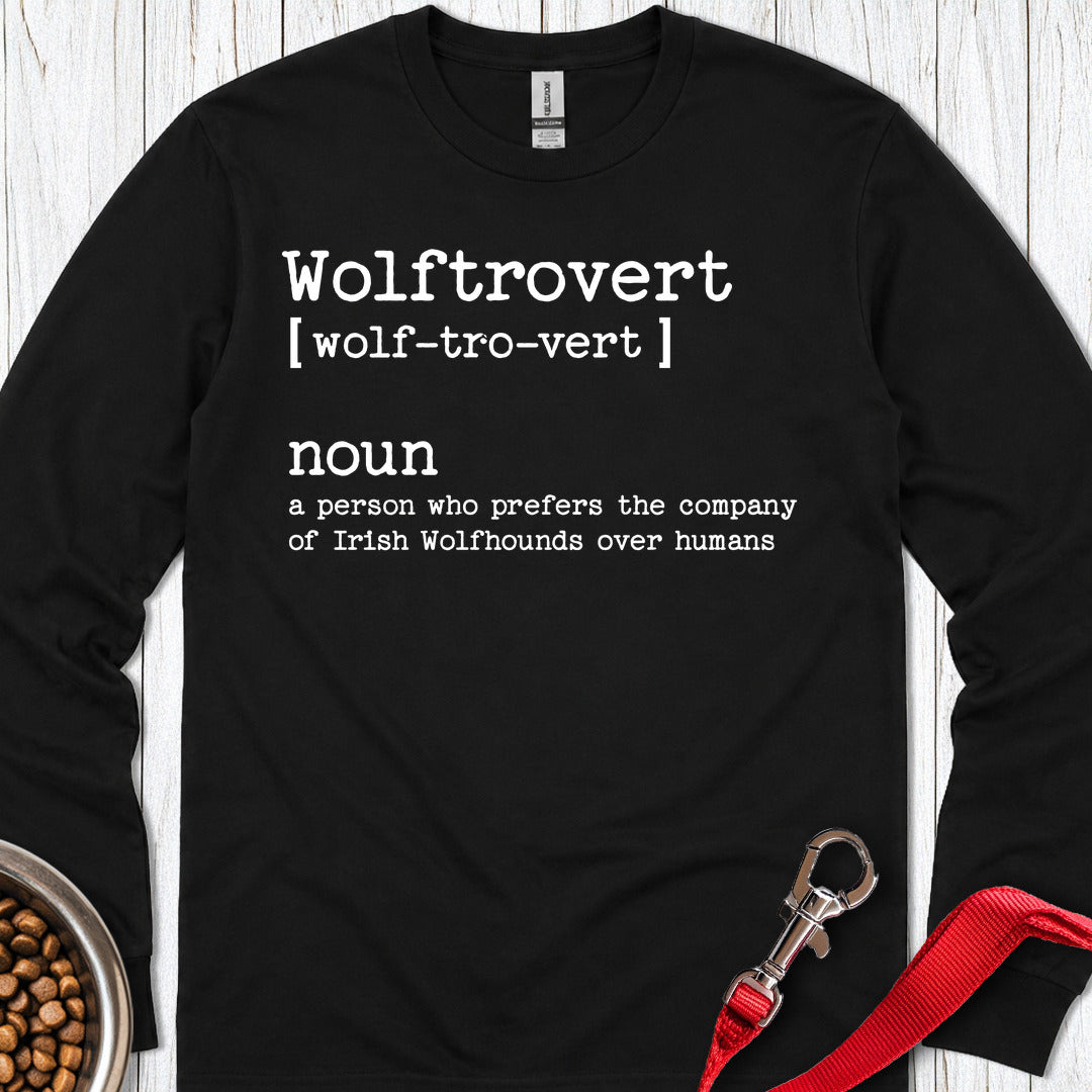 Wolftrovert Long Sleeve — Black