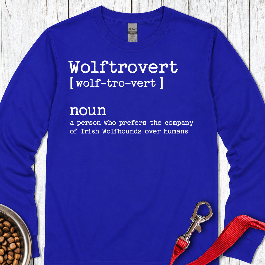 Wolftrovert Long Sleeve — Royal