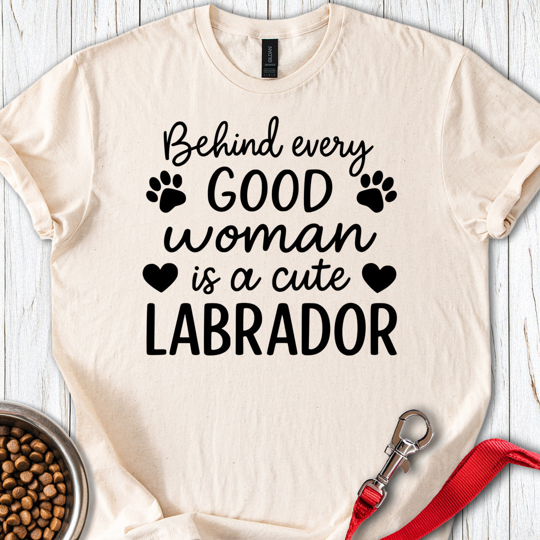 Woman and Labrador Natural