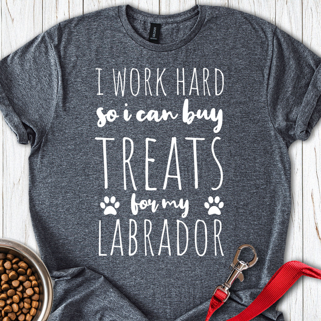 Work For Treats Labrador Dark Heather