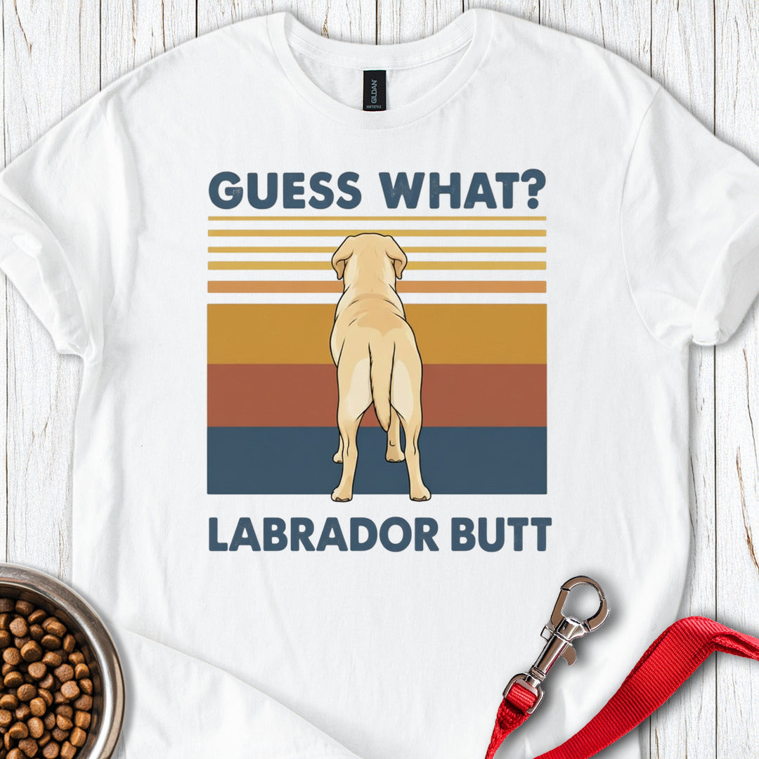 Yellow Lab Butt White