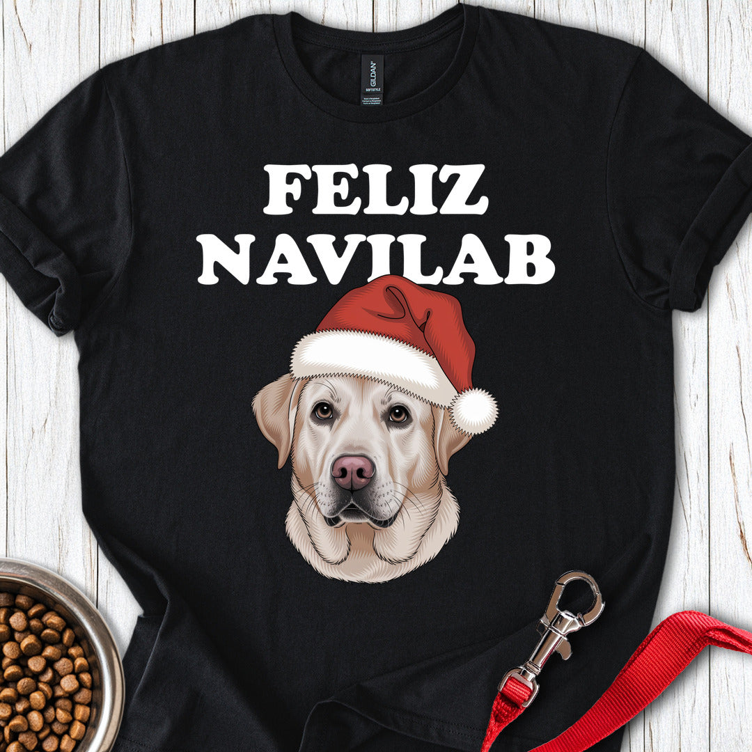 Yellow Lab Funny Christmas Black