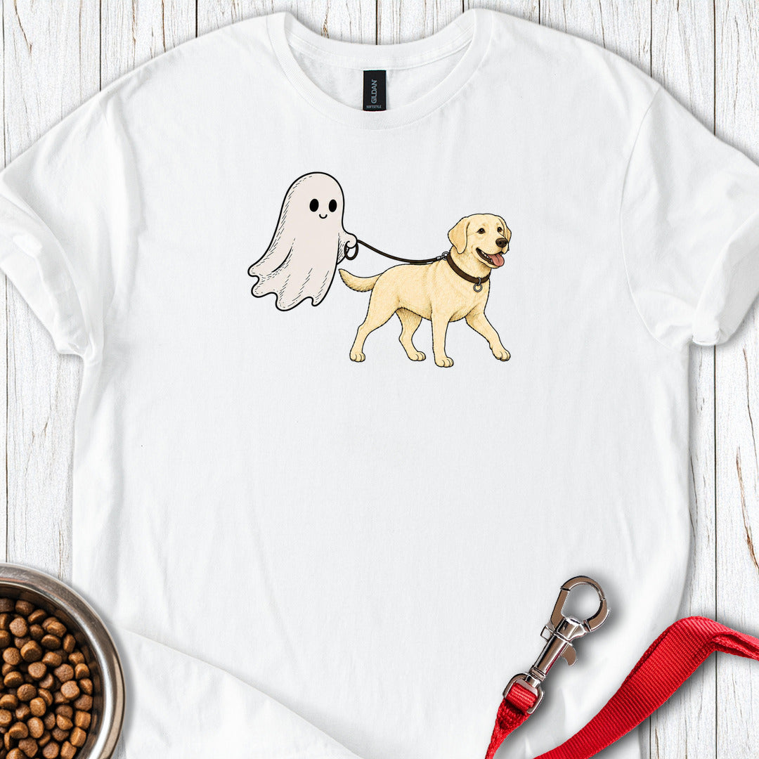Yellow Lab Ghost Halloween White