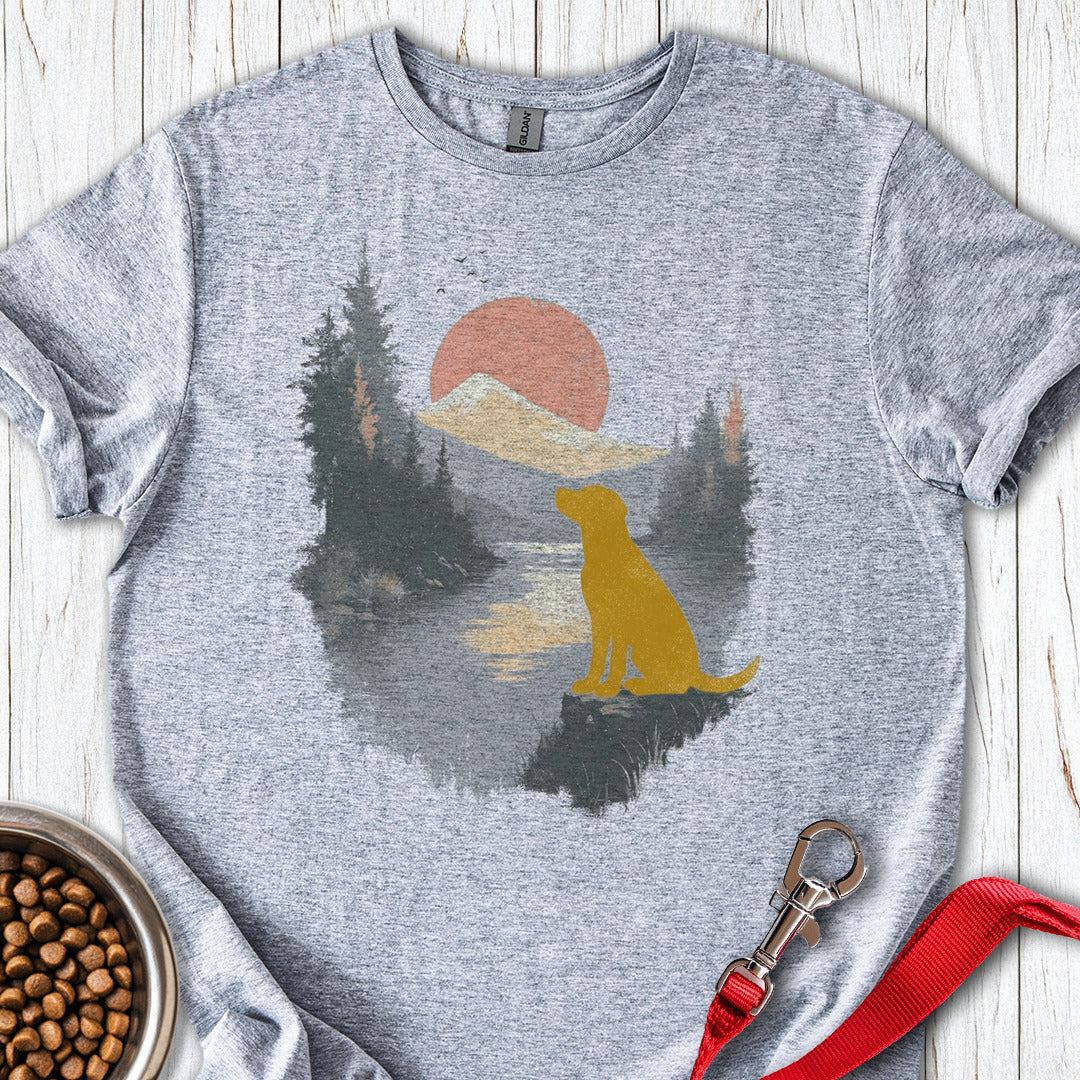 Yellow Lab Lake Sport Grey