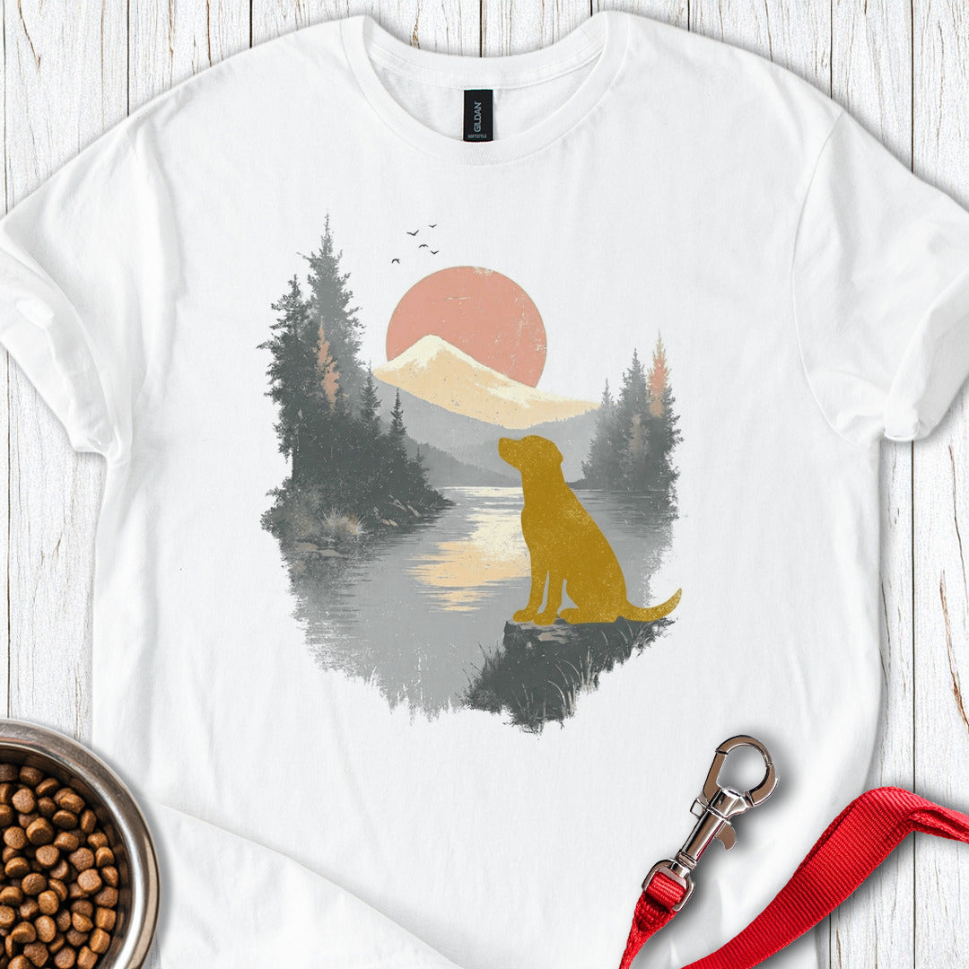 Yellow Lab Lake White