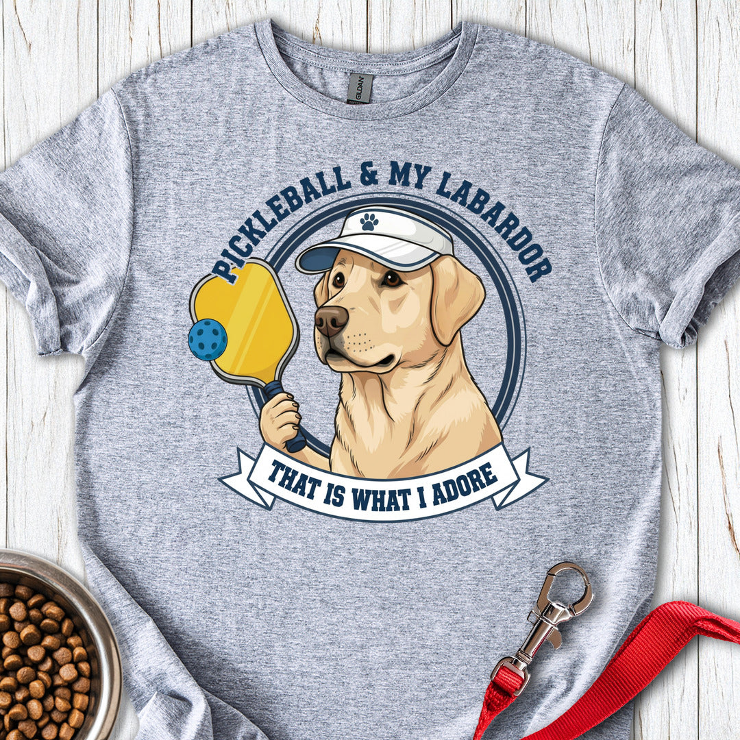 Yellow Lab Pickleball Sport Grey
