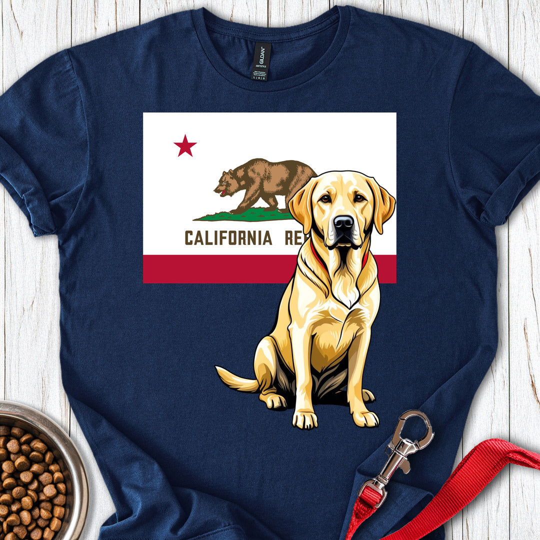 Yellow Labrador California Navy