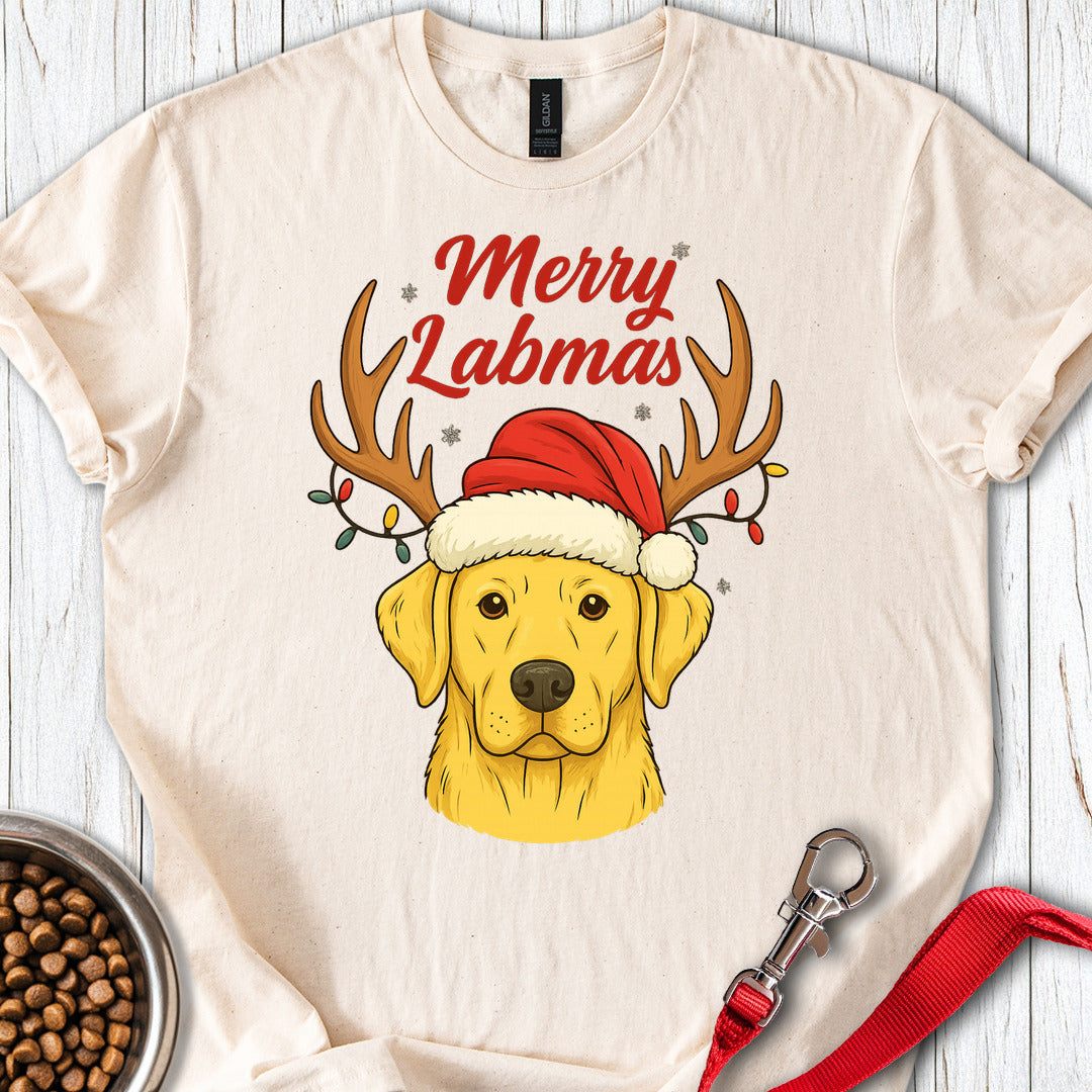 Yellow Labrador Christmas Natural