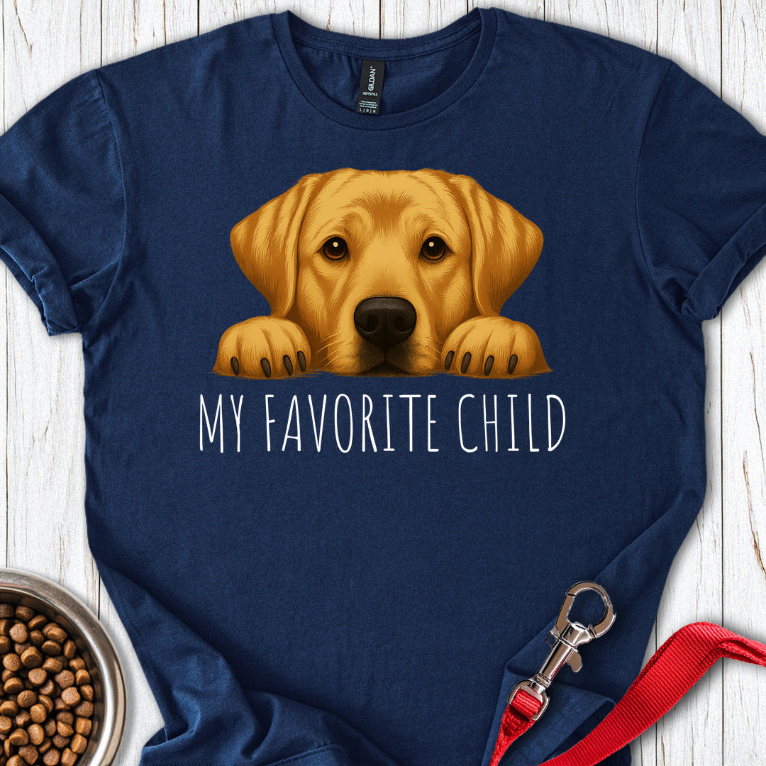 Yellow Labrador Favorite Child Navy