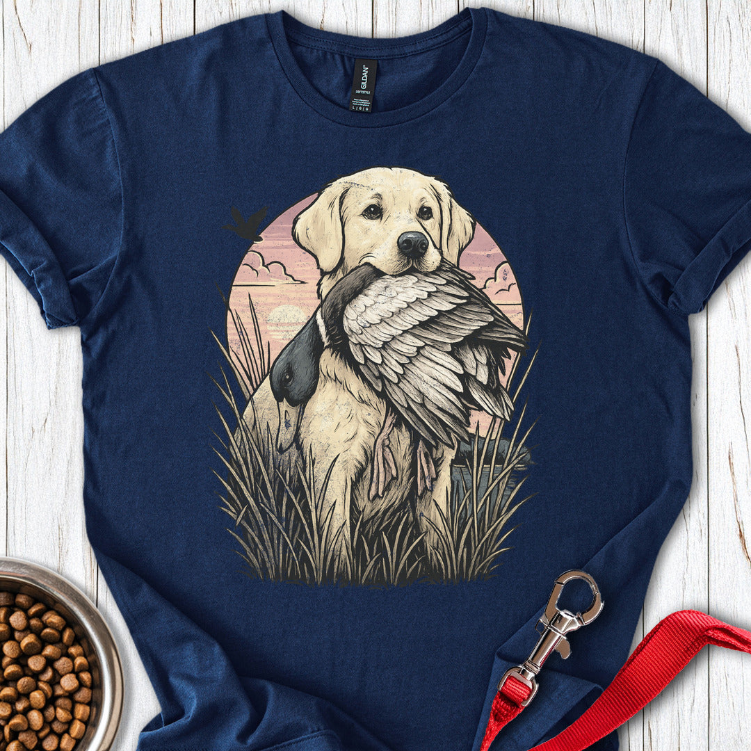 Yellow Labrador Hunting Navy