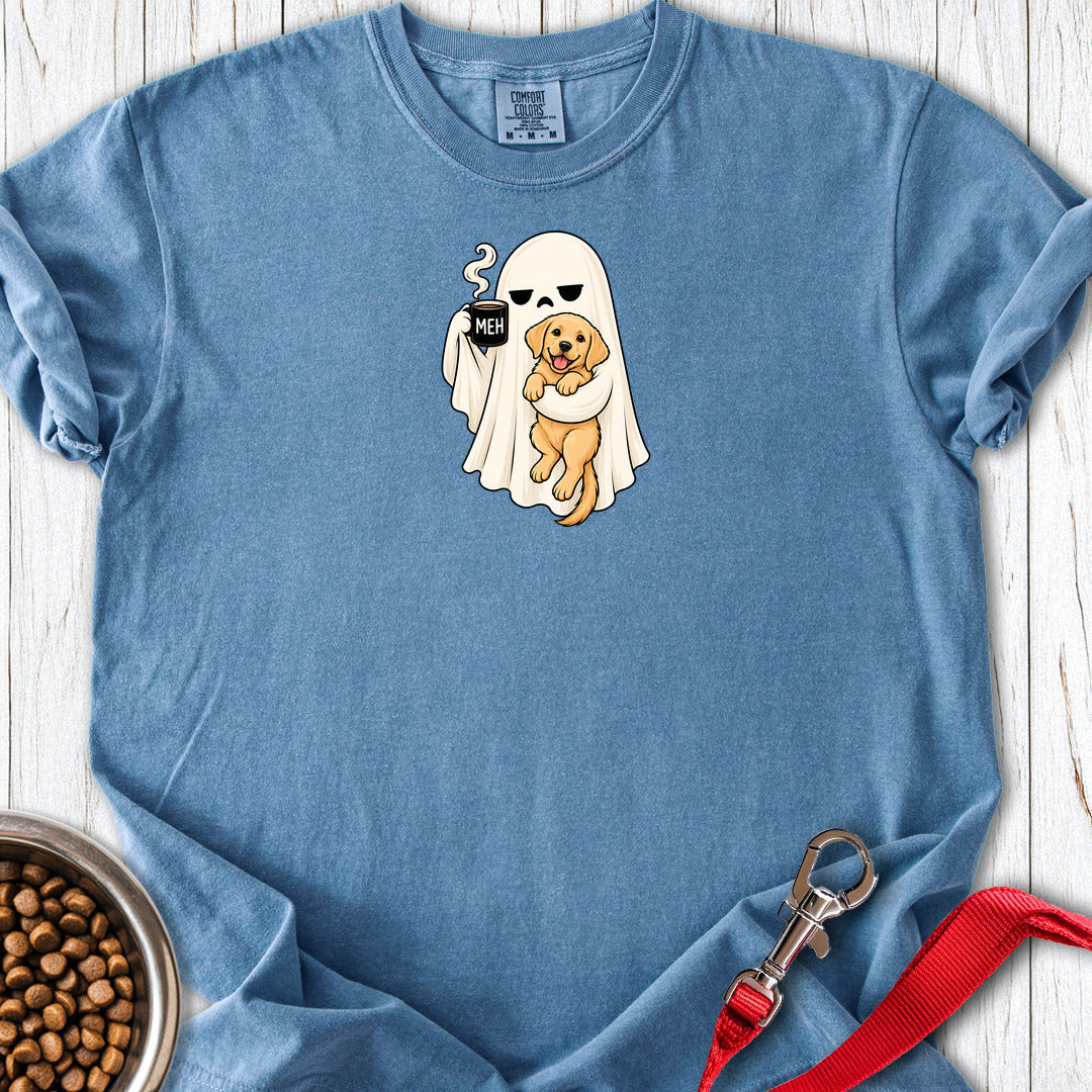Yellow Labrador Meh Ghost Premium Tee — Blue Jean