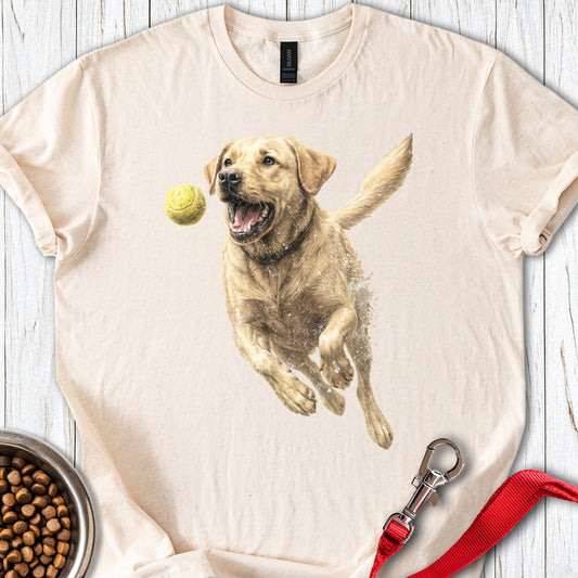 Yellow Labrador Running Natural