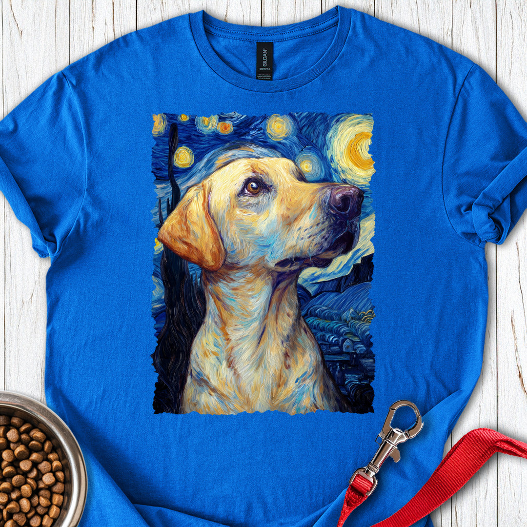 Yellow Labrador Starry Night Royal