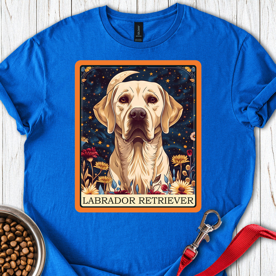Yellow Labrador Tarot Card Royal