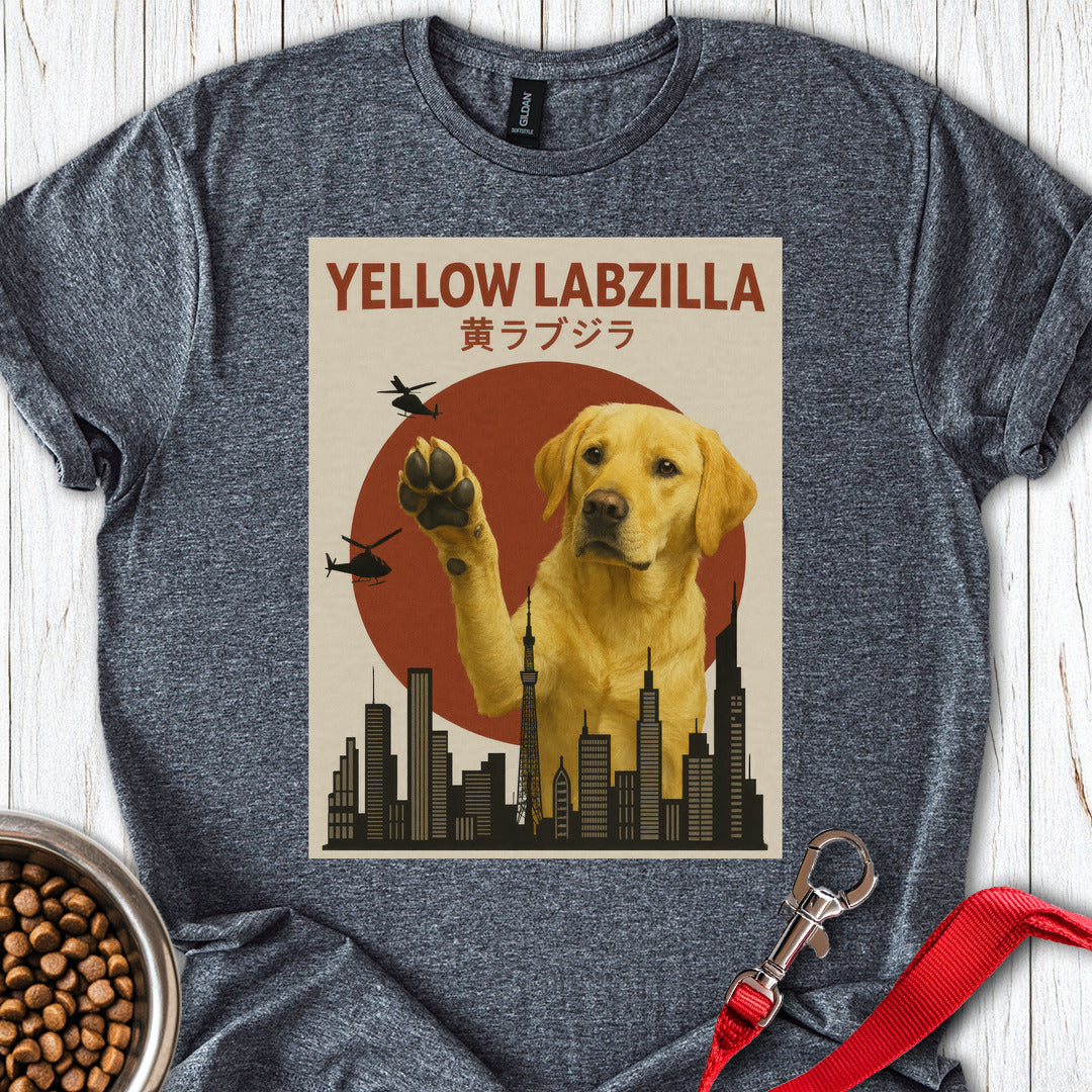 Yellow Labzilla Dark Heather