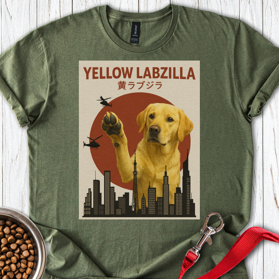Yellow Labzilla Military Green