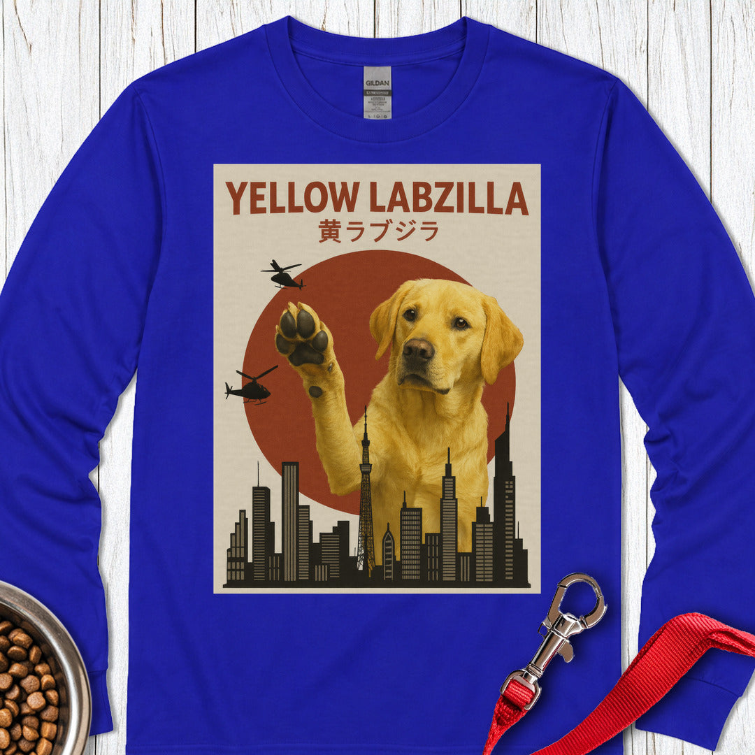 Yellow Labzilla Long Sleeve — Royal
