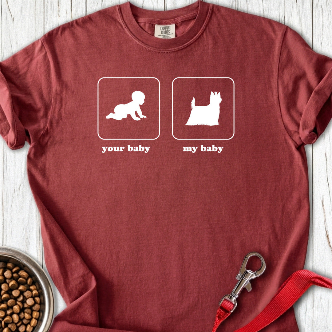 Yorkshire Terrier Baby Premium Tee Brick