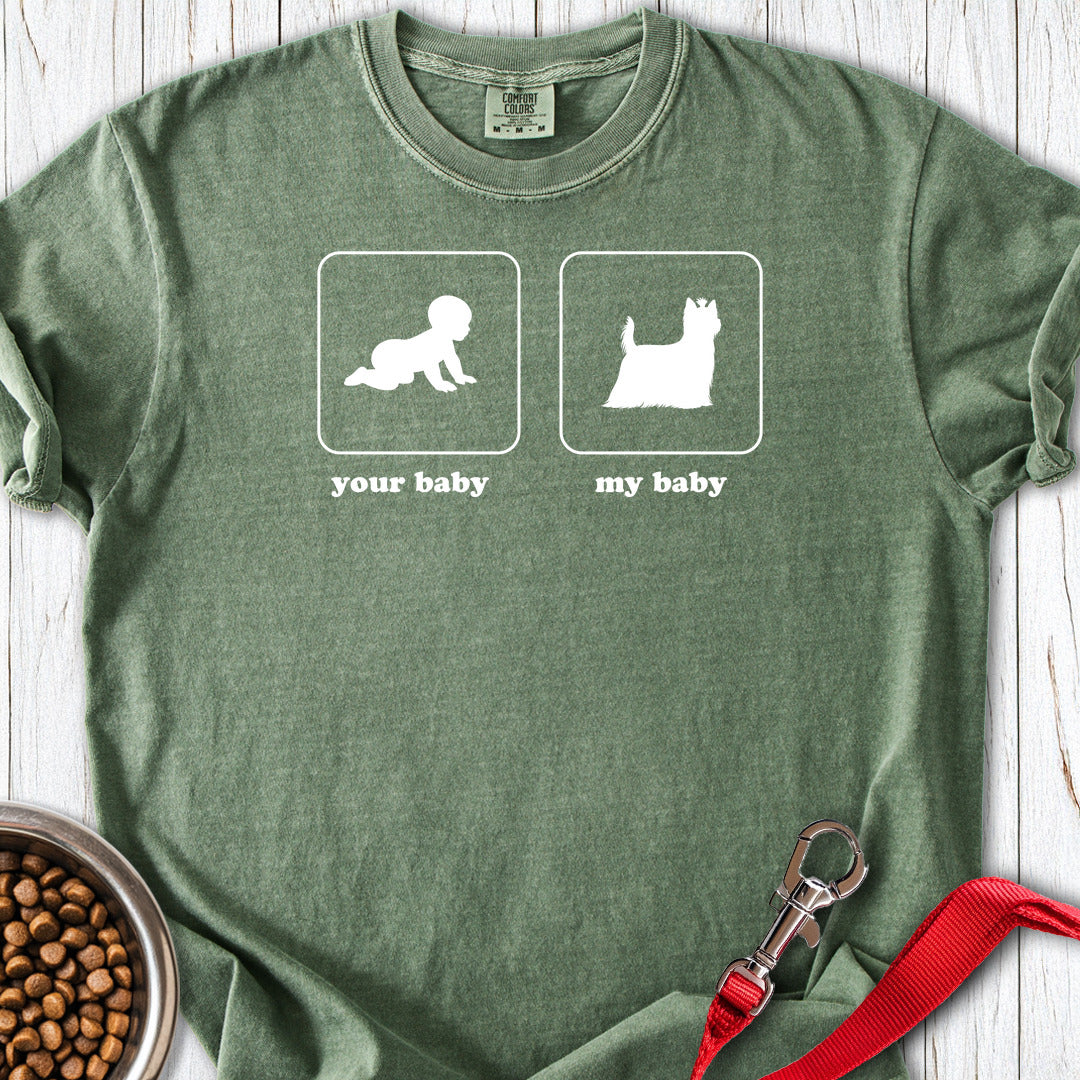 Yorkshire Terrier Baby Premium Tee Moss